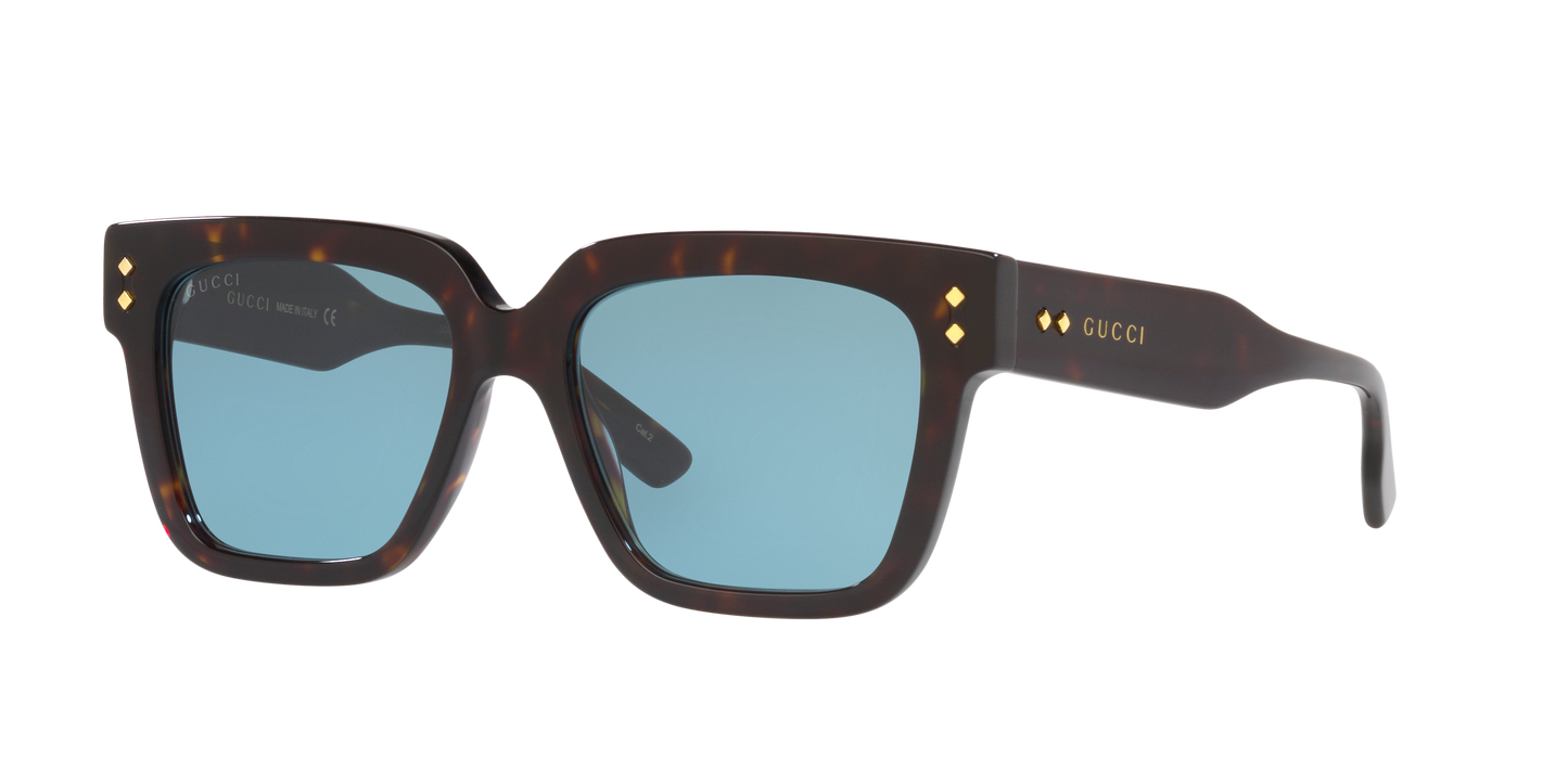 Gucci GG1084S Rectangle Sunglasses - Brown