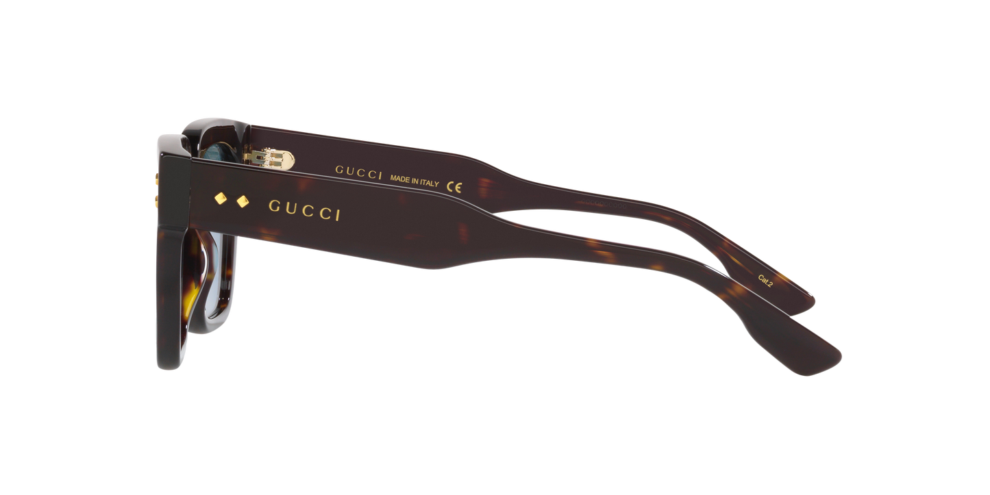 Gucci GG1084S Rectangle Sunglasses - Brown