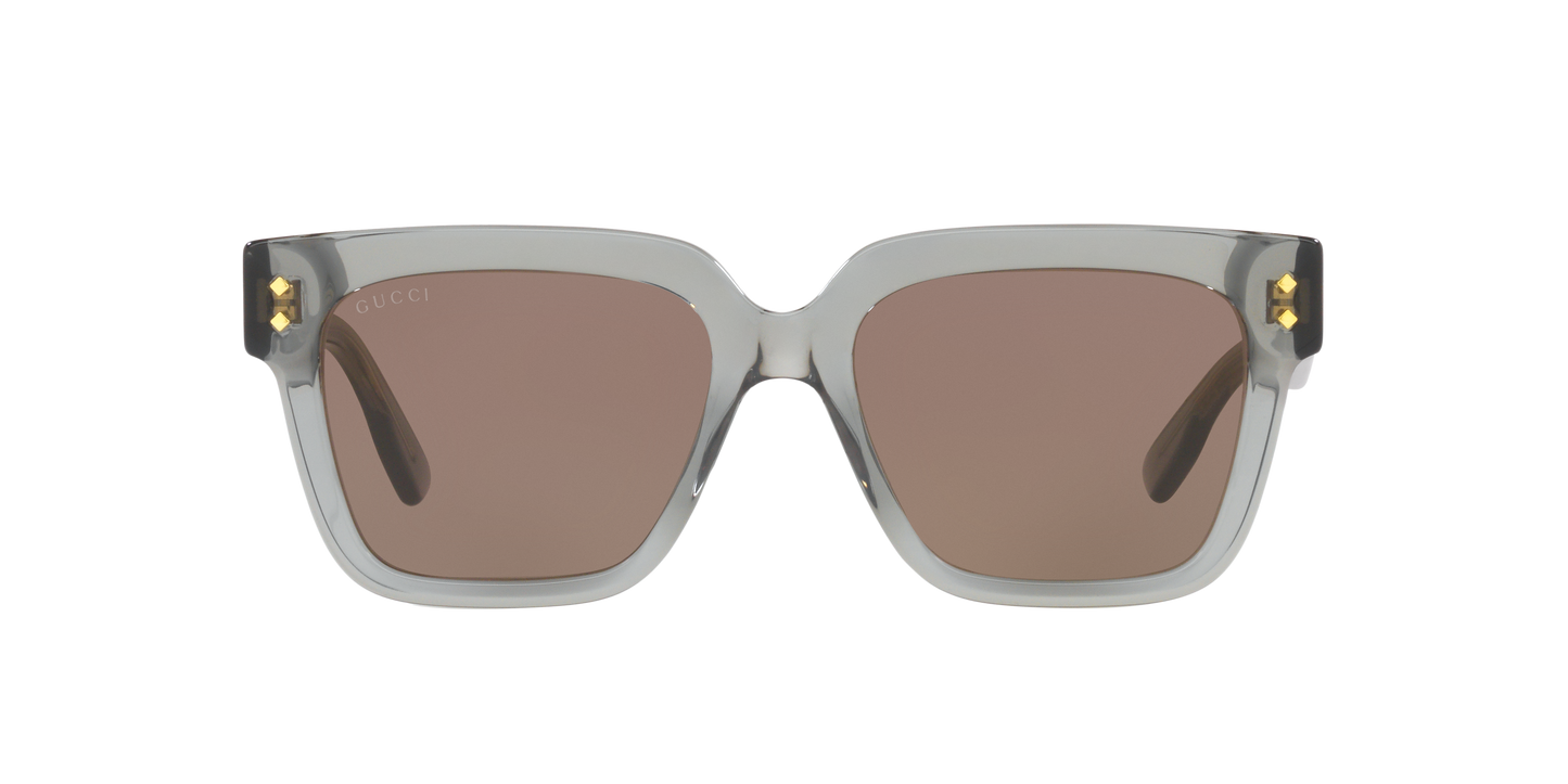 Gucci GG1084S Rectangle Sunglasses - Brown