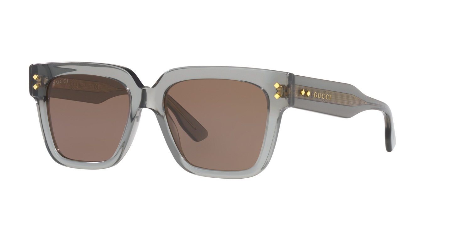 Gucci GG1084S Rectangle Sunglasses - Brown