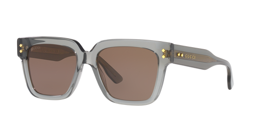 Gucci GG1084S Rectangle Sunglasses - Grey