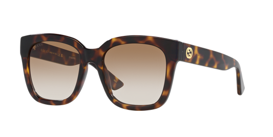 Gucci GG1338S Rectangle Sunglasses - Brown Light