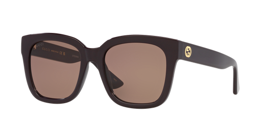Gucci GG1338S Rectangle Sunglasses - Burgundy