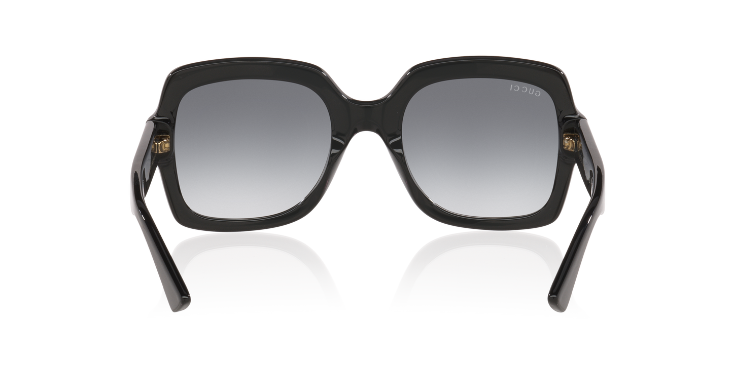 Gucci GG1337S Rectangle Sunglasses - Black Shiny