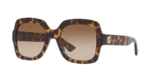 Gucci GG1337S Rectangle Sunglasses - Tortoise