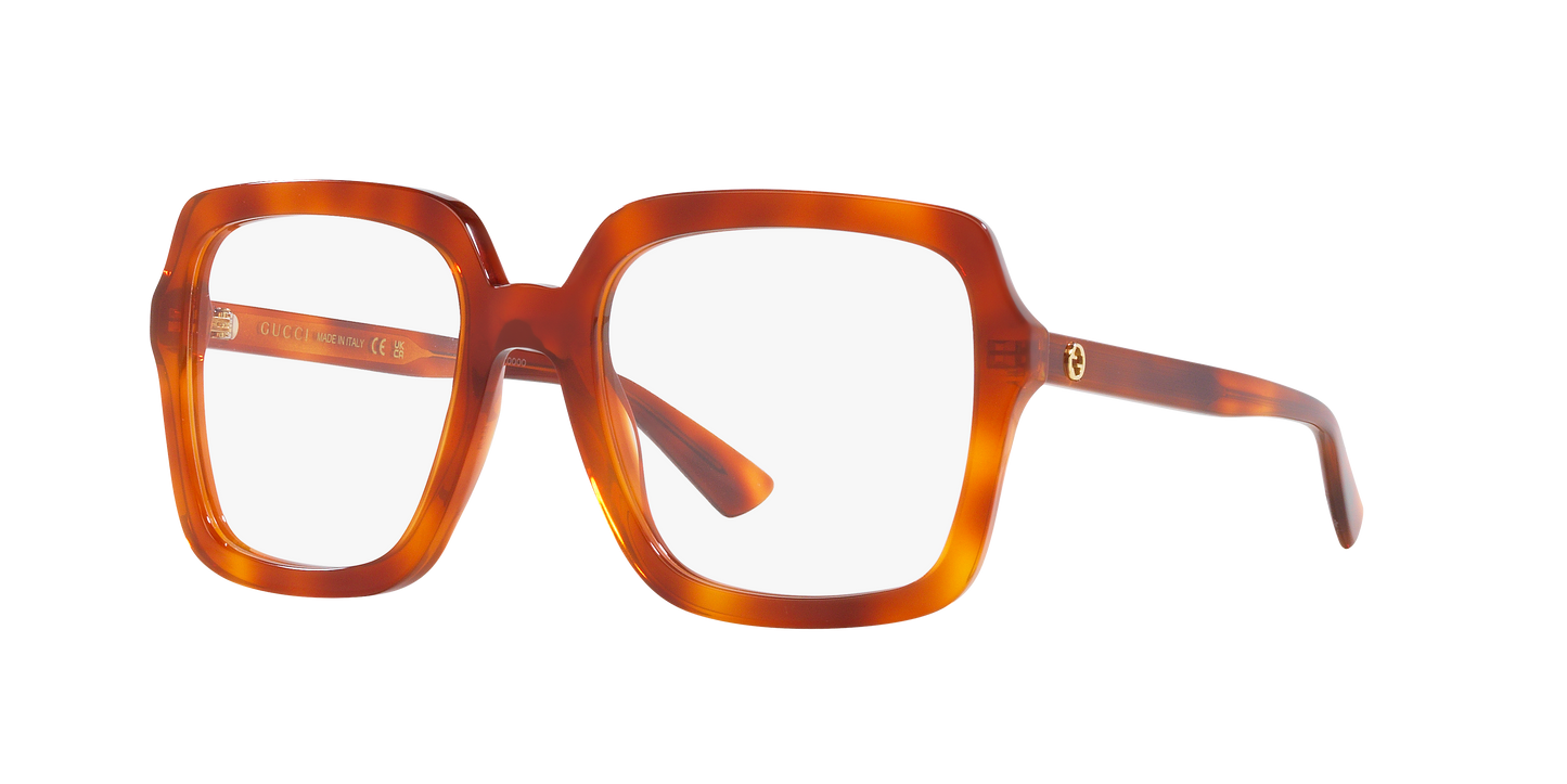 Gucci GG1318O Rectangle Eyeglasses - Tortoise
