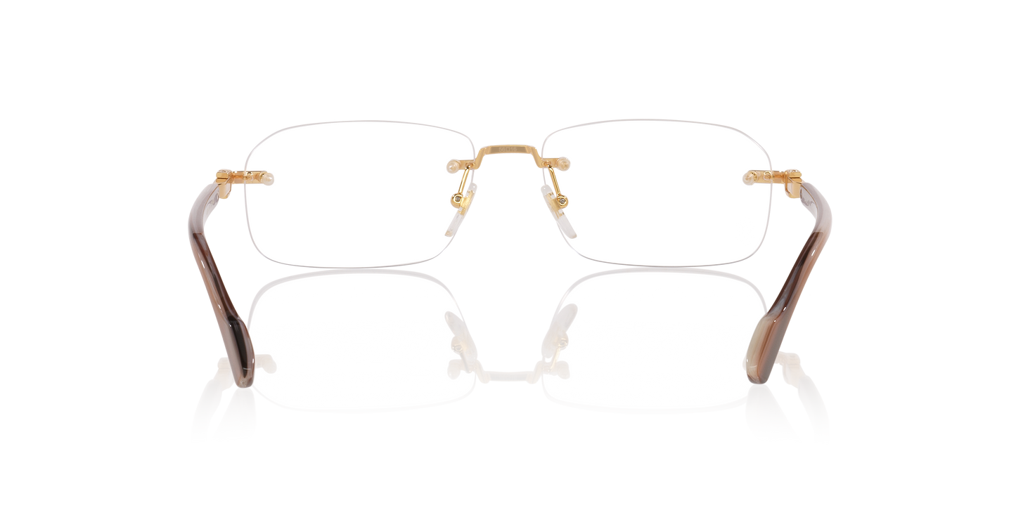 Gucci GG1221O Square Eyeglasses - Gold