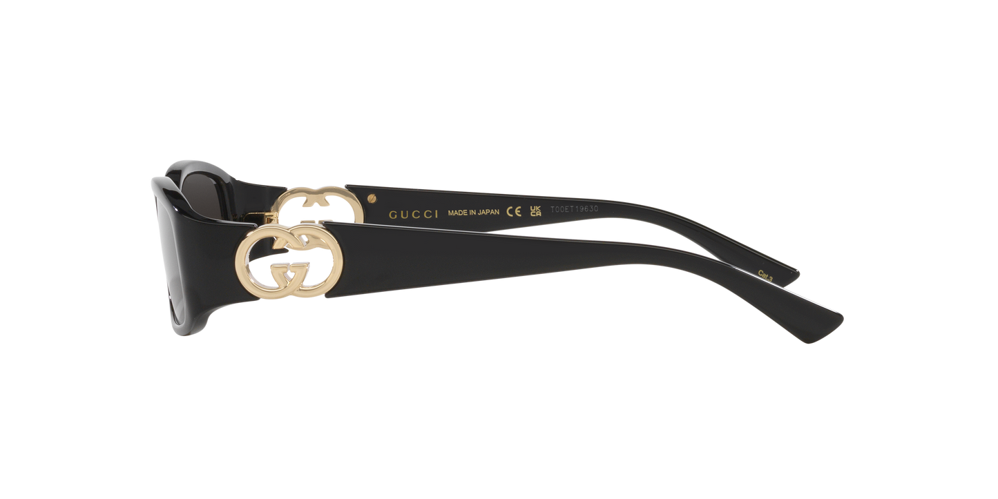 Gucci GG1661S Rectangle Sunglasses - Black