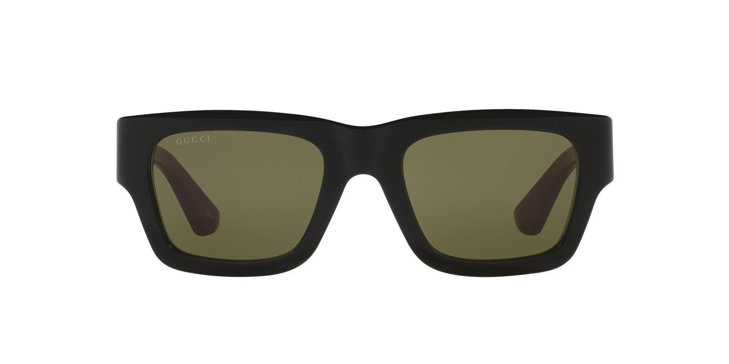 Gucci GG1668S Rectangle Sunglasses - Black