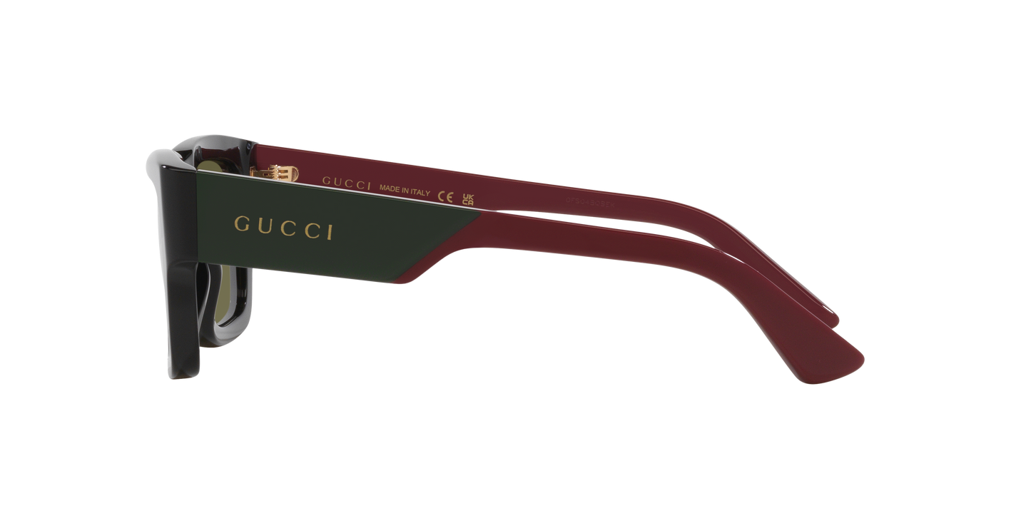 Gucci GG1668S Rectangle Sunglasses - Black