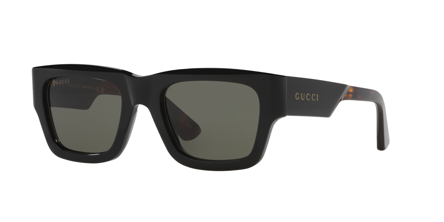Gucci GG1668S Rectangle Sunglasses - Black