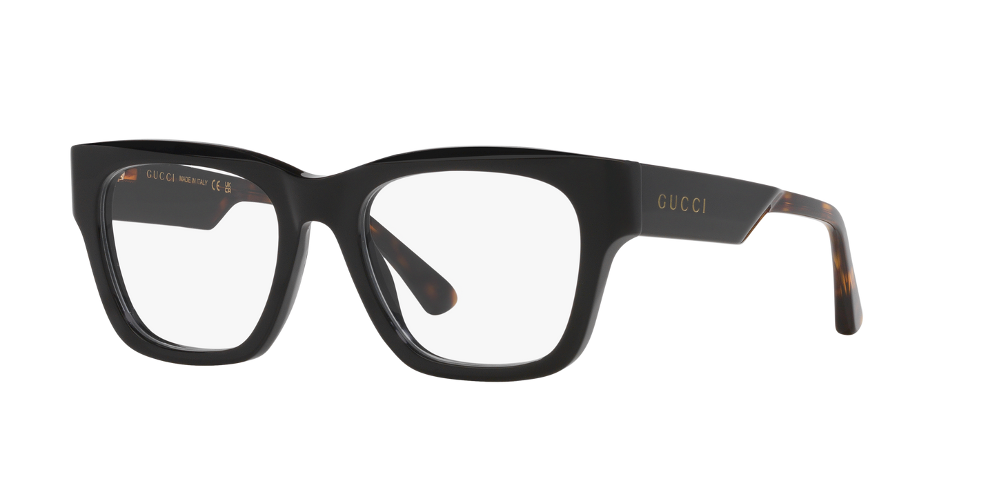 Gucci GG1669O Rectangle Eyeglasses - Black