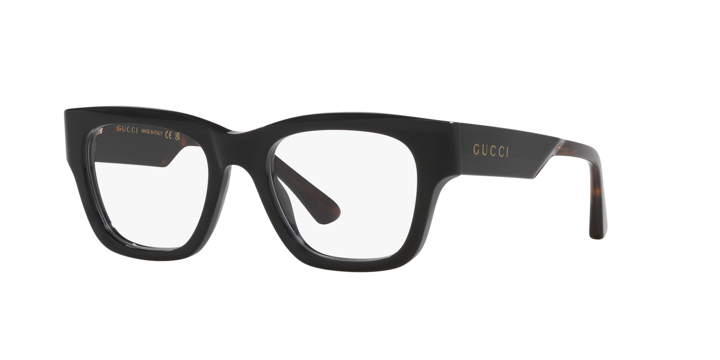 Gucci GG1669O Rectangle Eyeglasses - Black