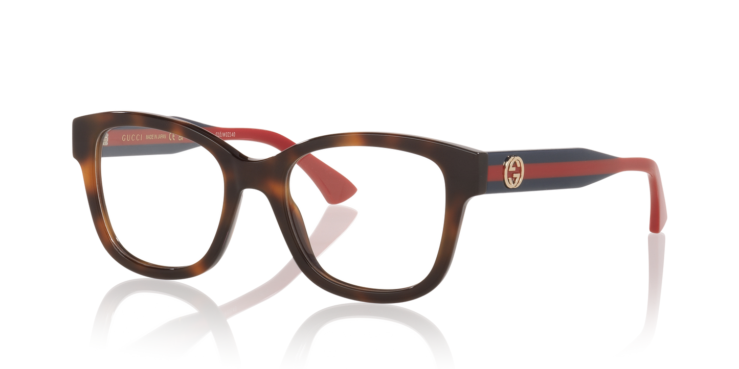 Gucci GG1863O Rectangle Eyeglasses - Tortoise