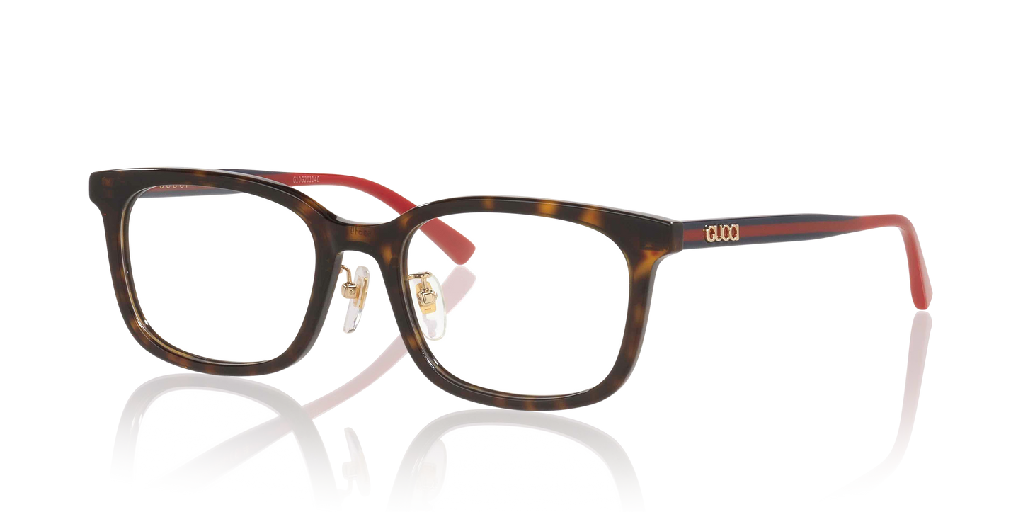 Gucci GG1873OK Rectangle Eyeglasses - Tortoise