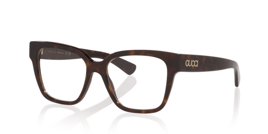 Gucci GG1791O Rectangle Eyeglasses - Tortoise Brown