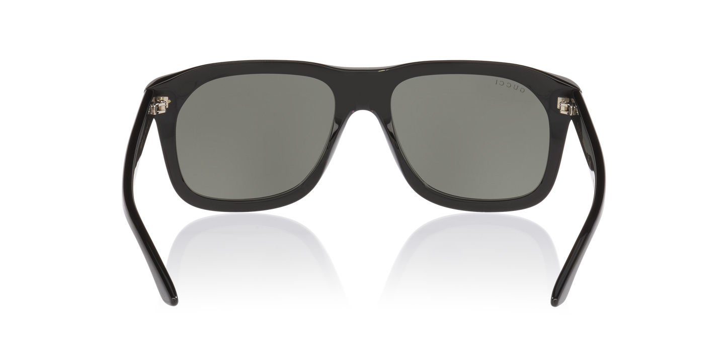 Gucci GG2077S Rectangle Sunglasses - Black