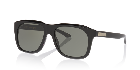 Gucci GG2077S Rectangle Sunglasses - Black