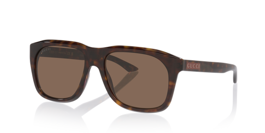 Gucci GG2077S Rectangle Sunglasses - Tortoise
