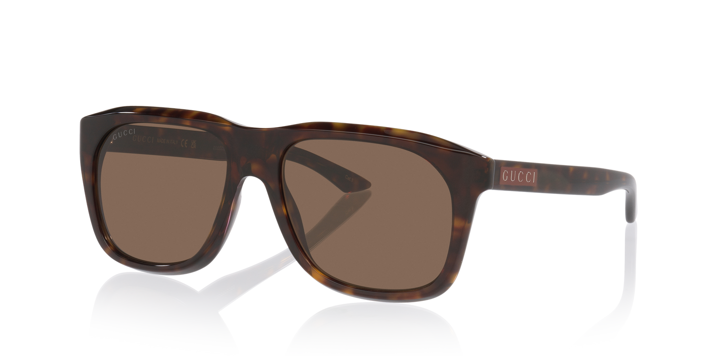 Gucci GG2077S Rectangle Sunglasses - Black