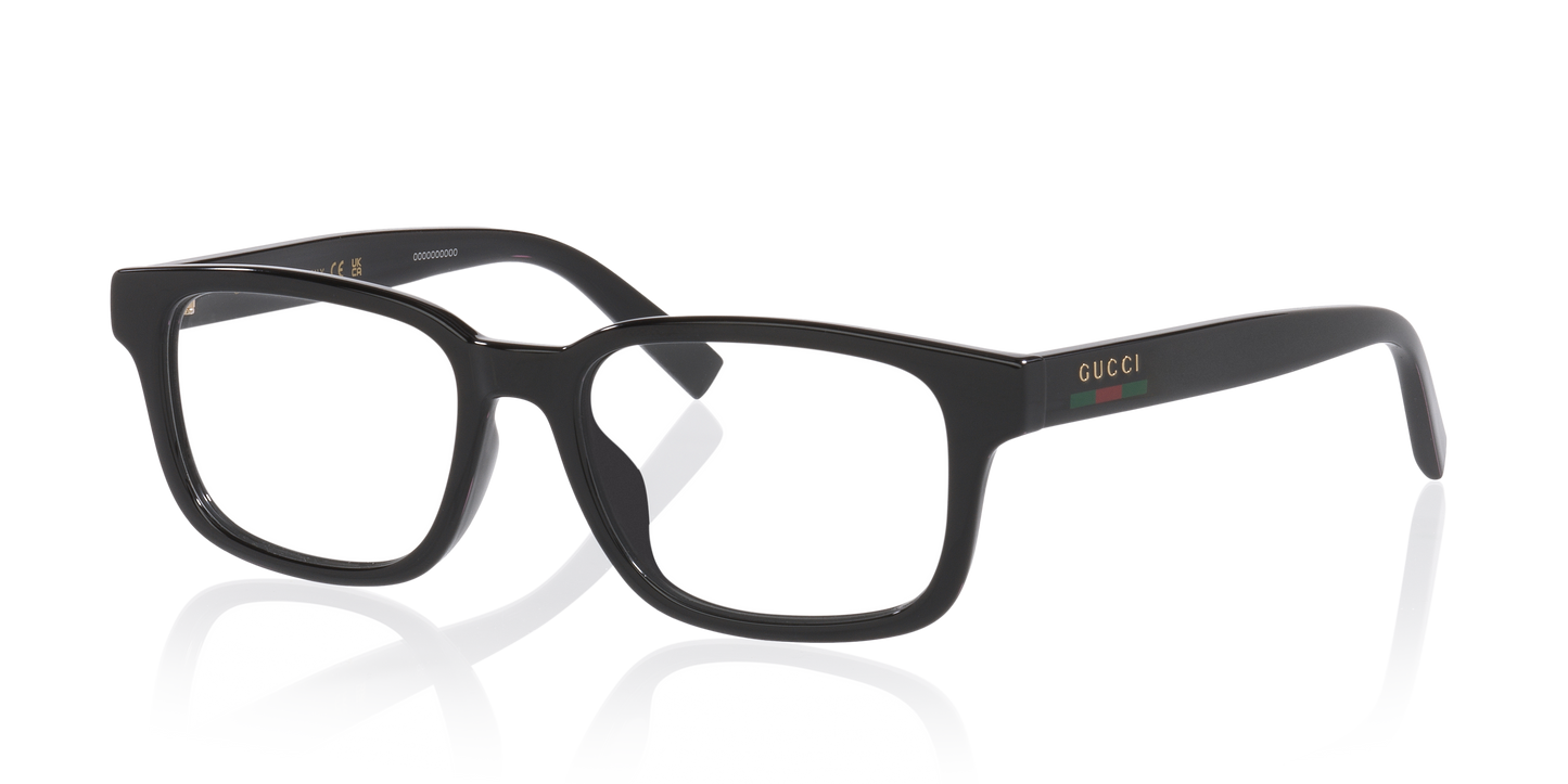Gucci Gg2107Ol Rectangle Eyewear - Black